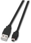 EFB-Elektronik USB2.0 Kabel A-Mini B (5polig), St. -St. , 0.5m, sw, Classic (K5250SW. 0, 5V2) (K5250SW.0,5V2)