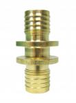 TECE Racord alunecator drept dublu TECEflex 766025, alama, D 25 mm (766025)