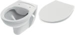 TECE Vas WC suspendat TECE 9700018, alb, evacuare orizontala, 36 x 51.5 x (9700018)
