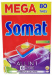Somat mosogatótabletta All in 1 80db-os Lemon & Lime