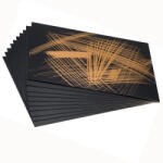  Karcfólia csomag, üres, arany - ESSDEE 10 Goldfoil 229x152mm