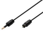 Somogyi Elektronic Toslink-Mini csatlakozókábel, optikai kábel 2m (51225)