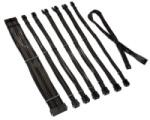 Kolink Core Pro fonott kábelhosszabbító kit 12V-2x6 Type 1 Jet Black/Gunmetal Grey (COREPRO-EK-12VT1-BGM) (COREPRO-EK-12VT1-BGM)