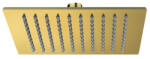 Valvex Cap dus fix Valvex Carre 2455590, auriu, 1 functie, sistem anticalcar (2455590)
