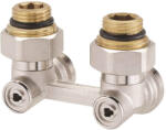 Purmo Robinet calorifer tur - retur, de colt, Purmo H AZ03TP004001290SNICK, (AZ03TP004001290SNICK)