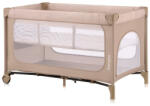 Lionelo Patut pliant, Lionelo, Jasmin Easy Fold, Pana la 15 kg, Usor de pliat, Cu doua nivele, Cu saltea ergonomica T25, Cu intrare late - roua - 455,00 RON