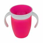 Munchkin Transitional Cup - 360 de grade cu mânere, roz, 207 ml (MKN-FED42)