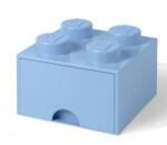 LEGO® Cutie de depozitare LEGO® 4 - cu sertar albastru pal 250 x 250 x 180 mm (SL40051736)