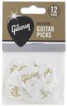 Gibson Perloid White Picks Medium 12 Pack