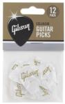 Gibson Perloid White Picks Thin 12 Pack