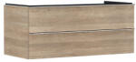 Hansgrohe Xelu Q Két fiókos mosdószekrény 1180/550 mosdótálhoz, króm fogantyú/természetes tölgy 54084000 (54084000)