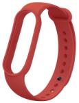  strap-021 Xiaomi Mi Smart Band 3 / Smart Band 4 piros szilikon okosóra szíj (strap-021)