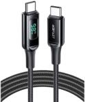 ACEFAST C6-03b Acefast C6-03 Type-C - Type-C kábel, 2m, PD100W, 5A, LCD, fekete (C6-03b)