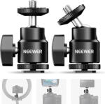 NEEWER 1/4" Hot Shoe Mount Vakupapucs-Gömbfejes Adapter / Vakucsatlakozó Adapter (2db) (10100226)