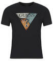 Guess Rövid ujjú pólók TRIANGLE TEE Fekete EU XL