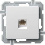 TEM LOGIQ Egyes adatcsatlakozó Rj45 Cat5e Keystone Fehér (KQ37PWXO)