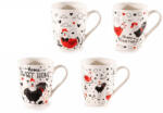 Decorer Set 8 cani Chicken portelan multicolor 8x10.5 cm, 350 ml (A72.13.72)