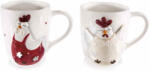 Decorer Set 4 cani ceramica multicolora Gaini 9x10.5 cm, 400 ml (A71.50.69)