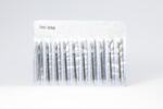 Global Fashion Bit diamant cuticulă, flacară, albastru, 243-025B