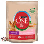 Nestlé Purina Purina One Mini Delicate száraz kutyaeledel lazaccal és rizzsel 800 g (12473601)