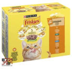 Nestlé Purina Friskies macska tasak MP csirke&kacsa&lazac&pulyka 12x85g (BBT155)
