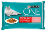Nestlé Purina Purina One Serilcat nedves macskaeledel szószban lazaccal és sárgarépával 4 x 85 g (340 g) (BTT36)