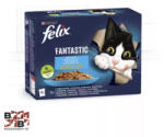 Nestlé Purina FELIX Fantastic halas válogatás aszpikban nedves eledel felnőtt macskáknak (BBT5546)