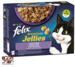 Nestlé Purina FELIX Sensations Jellies vegyes válogatás aszpikban nedves eledel felnőtt macskáknak (BBT5547)