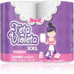 Violeta Jumbo XXL prosoape hârtie rolă premium cu 3 straturi - 2 role