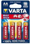 VARTA Baterie alcalina VARTA BAVA 4706, R6 (AA), 4 bucati MAX TECH (BAVA 4706) Baterii de unica folosinta