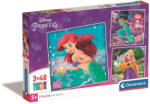 Clementoni Disney Hercegnők - Ariel 3x48 db-os (25304)