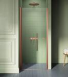 NEW TRENDY New Soleo Copper Brushed uși de duș 70 cm înclinabilă cupru periat/sticlă transparentă D-0489A (D0489A)