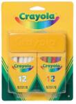 Crayola Crayola: 2 x 12 db pormentes kréta törlővel (98268)