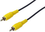 PremiumCord RCA kompozit video kábel 2m (KJACKCMM1-2) (KJACKCMM1-2)
