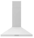 LDK Hota Decorativa LDK HP-3WH 3 Trepte de Putere 1 Motor Iluminare LED Filtru Aluminiu 60CM 100W Alb (HP-3WH) Hota