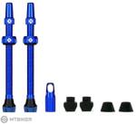 Muc-Off Tubeless Presta Valve KIT cső nélküli szelepek, gömbcsap 80 mm, kék (80 mm)