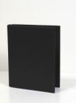 Aurora Caiet mecanic 2 inele - D25mm, coperti carton plastifiat PVC, A5, AURORA - negru (1102/Z)