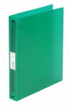 Q-CONNECT Caiet mecanic 4 inele - D25mm, coperti flexibile PP, Q-Connect - verde transparent (KF02906)