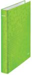 Leitz Caiet mecanic LEITZ WOW, carton laminat, A4, mecanism 2DR, inel 25 mm, verde (L-42410054)