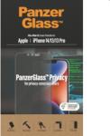 Panzer Védőüveg PanzerGlass UWF Privacy AB for Apple iPhone 14/13 Pro/13, fekete (P2771)