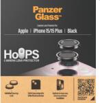 Panzer Védőtok a fényképezőgép lencséjére Hoops Apple iPhone 15/15 Plus számára, fekete (1138)