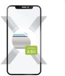 FIXED Full-Cover Edzett védőüveg Google Pixel 8 számára, fekete (FIXGFA-1155-BK)