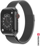 SWISSTEN Milanese Loop karpánt Apple Watch 38-40, grafit fekete (46000201)