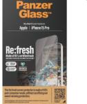 Panzer Re: fresh UWF védőüveg applikátorral Apple iPhone 15 Pro számára, fekete (2822)