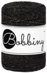 Bobbiny 3PLY Macrame Rope 1, 5 mm 100 m Golden Black Șnur (TD-E077)