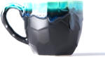 Made in Japan Bögre MT BLACK & TURQUOISE 280 ml, MIJ (MIJC5355)