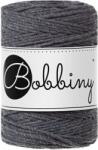 Bobbiny 3PLY Macramé Rope 1, 5 mm 100 m Charcoal Șnur (TD-E007)