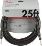Fender Professional Series Black 7, 5 m Drept - Drept Cablu de instrument