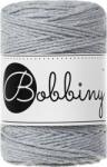 Bobbiny 3PLY Macramé Rope 1, 5 mm 100 m Silver Șnur (TD-E021)