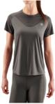 Skins Women's Short-Sleeve Performance Gym Top - Charcoal